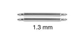 Alpine 1.3mm Double Flange Steel Spring Bars -  5mm - 20mm